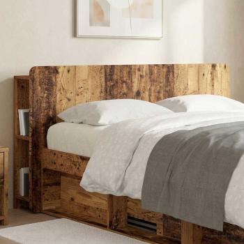 ARDEBO.de - Kopfteil Schrank mit Speicher Altholz Holzwerkstoff