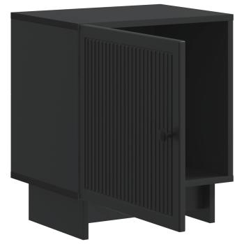 Nachttisch Schwarz 43 x 34,5 x 50 cm Holzwerkstoff
