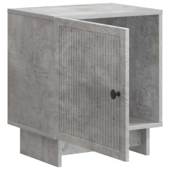 Nachttisch Betongrau 43 x 34,5 x 50 cm Holzwerkstoff
