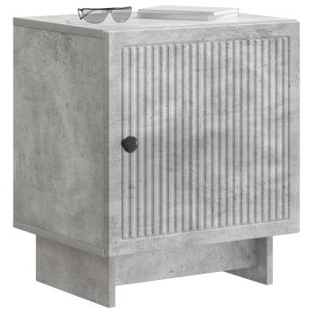 Nachttisch 2 stk. Betongrau 43 x 34,5 x 50 cm Holzwerkstoff