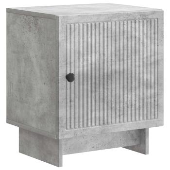 Nachttisch 2 stk. Betongrau 43 x 34,5 x 50 cm Holzwerkstoff
