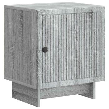 Nachttisch Graues Sonoma 43 x 34,5 x 50 cm Holzwerkstoff
