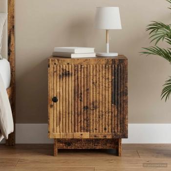 ARDEBO.de - Nachttisch Altholz 43 x 34,5 x 50 cm Holzwerkstoff