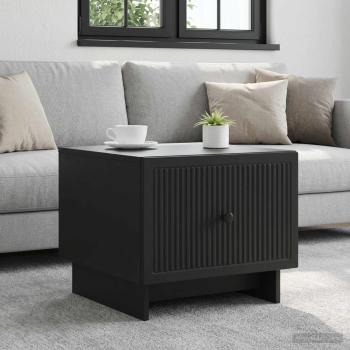 ARDEBO.de - Couchtisch Schwarz 49 x 50 x 40 cm Holzwerkstoff