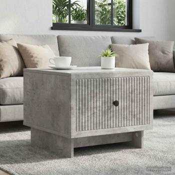 ARDEBO.de - Couchtisch Betongrau 49 x 50 x 40 cm Holzwerkstoff