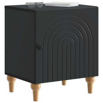 Nachttisch 2 stk. Schwarz 43 x 34,5 x 50 cm Holzwerkstoff