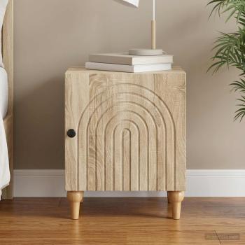 ARDEBO.de - Nachttisch Sonoma-Eiche 43 x 34,5 x 50 cm Holzwerkstoff