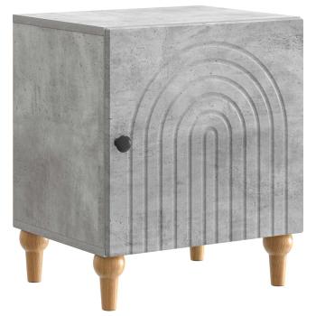 Nachttisch Betongrau 43 x 34,5 x 50 cm Holzwerkstoff