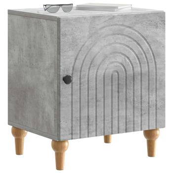 Nachttisch Betongrau 43 x 34,5 x 50 cm Holzwerkstoff