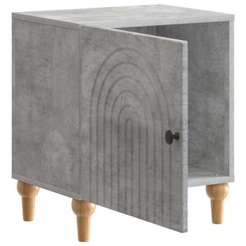 Nachttisch Betongrau 43 x 34,5 x 50 cm Holzwerkstoff
