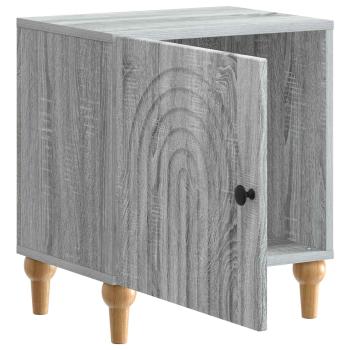 Nachttisch Graues Sonoma 43 x 34,5 x 50 cm Holzwerkstoff