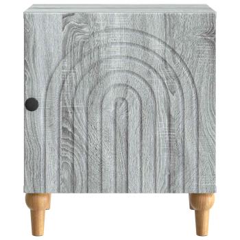 Nachttisch Graues Sonoma 43 x 34,5 x 50 cm Holzwerkstoff