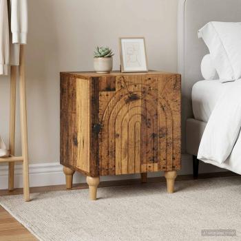 ARDEBO.de - Nachttisch 2 stk. Altholz 43 x 34,5 x 50 cm Holzwerkstoff