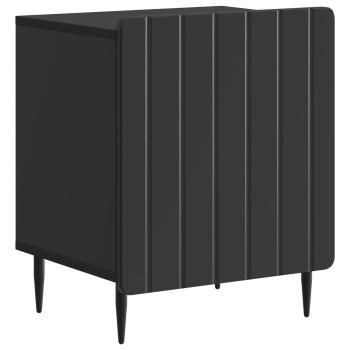 Nachttisch Schwarz 43 x 34,5 x 52 cm Holzwerkstoff