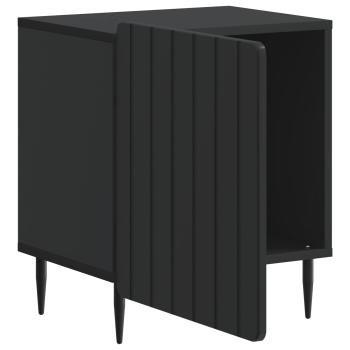 Nachttisch Schwarz 43 x 34,5 x 52 cm Holzwerkstoff
