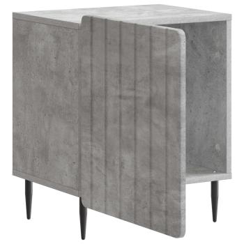 Nachttisch Betongrau 43 x 34,5 x 52 cm Holzwerkstoff