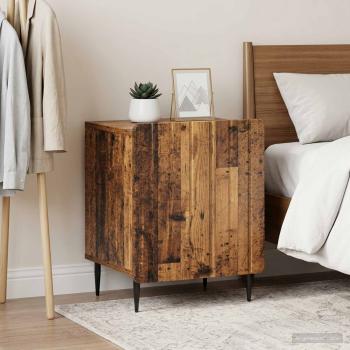 ARDEBO.de - Nachttisch 2 Stk. Altholz 43 x 34,5 x 52 cm Holzwerkstoff