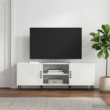 ARDEBO.de - TV-Schränk 150 x 31 x 50 cm Weiß Holzwerkstoff