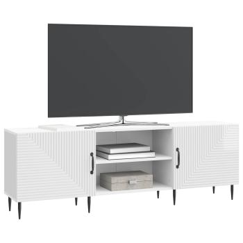 TV-Schränk 150 x 31 x 50 cm Hochglanz Weiß Holzwerkstoff