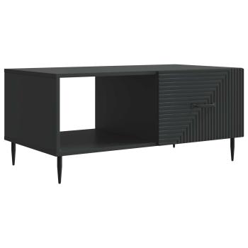 Couchtisch Schwarz 90 x 50 x 40 cm Holzwerkstoff