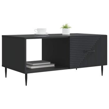 Couchtisch Schwarz 90 x 50 x 40 cm Holzwerkstoff