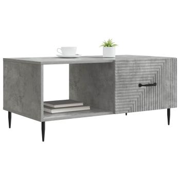 Couchtisch Betongrau 90 x 50 x 40 cm Holzwerkstoff