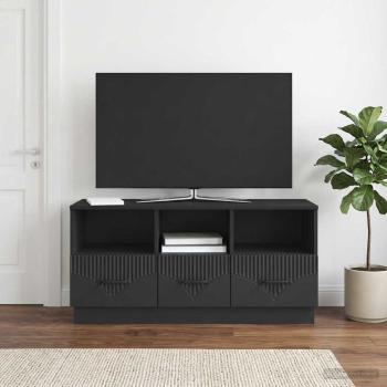 ARDEBO.de - TV-Schränk Schwarz 102 x 34,5 x 47 cm Holzwerkstoff