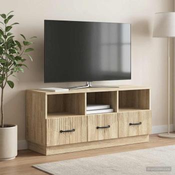 ARDEBO.de - TV-Schränk Sonoma-Eiche 102 x 34,5 x 47 cm Holzwerkstoff