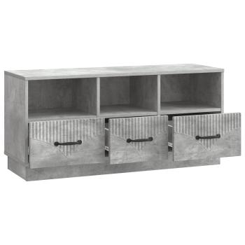 TV-Schränk Betongrau 102 x 34,5 x 47 cm Holzwerkstoff
