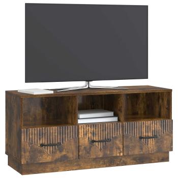TV-Schränk Geräucherte Eiche 102 x 34,5 x 47 cm Holzwerkstoff