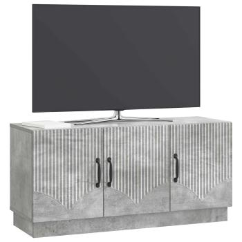 TV-Schränk Betongrau 99 x 34,5 x 47 cm Holzwerkstoff