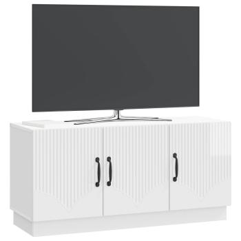 TV-Schränk Hochglanz Weiß 99 x 34,5 x 47 cm Holzwerkstoff