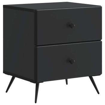 Nachttisch Schwarz 43 x 34,5 x 47,5 cm Holzwerkstoff