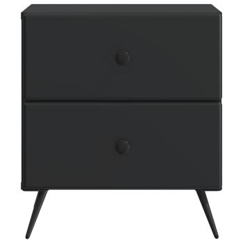 Nachttisch Schwarz 43 x 34,5 x 47,5 cm Holzwerkstoff