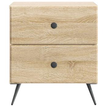 Nachttisch Sonoma-Eiche 43 x 34,5 x 47,5 cm Holzwerkstoff