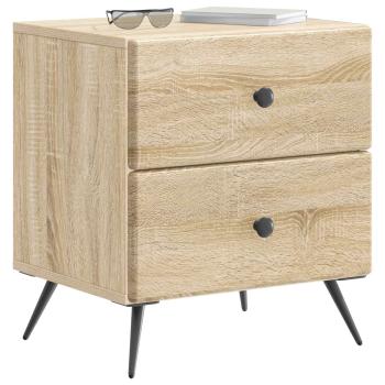 Nachttisch 2 Stk. Sonoma-Eiche 43 x 34,5 x 47,5 cm