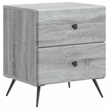 Nachttisch Sonoma-Grau 43 x 34,5 x 47,5 cm Holzwerkstoff