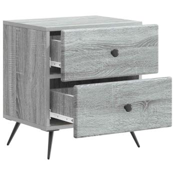 Nachttisch Sonoma-Grau 43 x 34,5 x 47,5 cm Holzwerkstoff