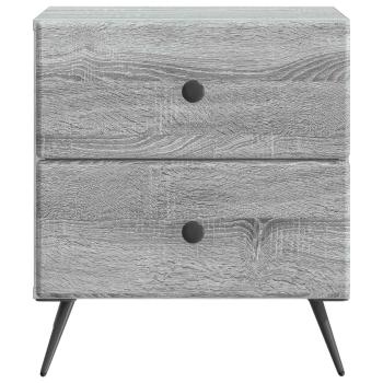 Nachttisch Sonoma-Grau 43 x 34,5 x 47,5 cm Holzwerkstoff