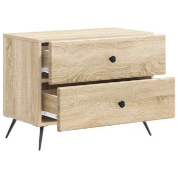 Nachttisch Sonoma-Eiche 62 x 34,5 x 47,5 cm Holzwerkstoff