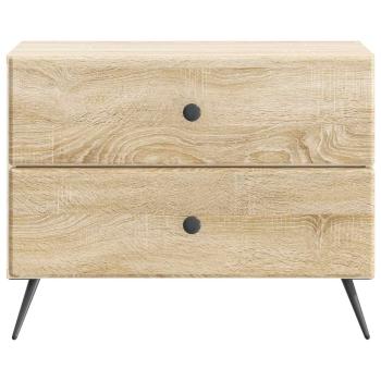 Nachttisch Sonoma-Eiche 62 x 34,5 x 47,5 cm Holzwerkstoff