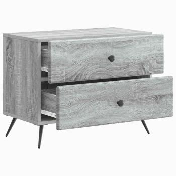Nachttisch Sonoma-Grau 62 x 34,5 x 47,5 cm Holzwerkstoff