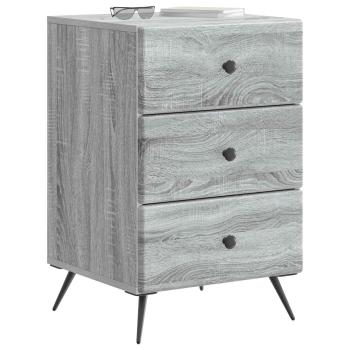 Nachttisch Sonoma-Grau 43 x 41 x 66,5 cm Holzwerkstoff