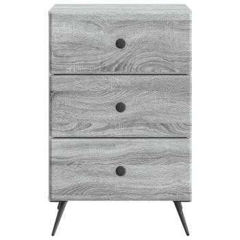 Nachttisch Sonoma-Grau 43 x 41 x 66,5 cm Holzwerkstoff