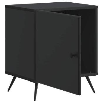 Nachttisch Schwarz 43 x 34,5 x 50 cm Holzwerkstoff