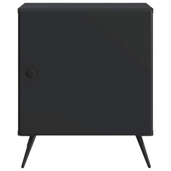 Nachttisch Schwarz 43 x 34,5 x 50 cm Holzwerkstoff