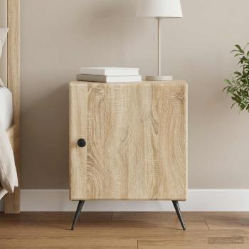 ARDEBO.de - Nachttisch Sonoma-Eiche 43 x 34,5 x 50 cm Holzwerkstoff