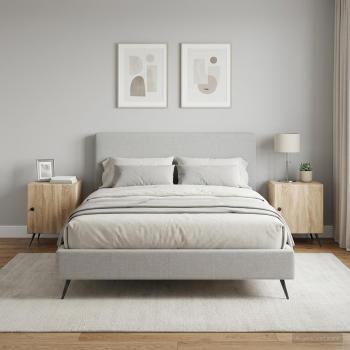 Nachttisch 2 stk. Sonoma-Eiche 43 x 34,5 x 50 cm Holzwerkstoff