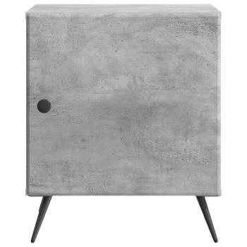 Nachttisch Betongrau 43 x 34,5 x 50 cm Holzwerkstoff