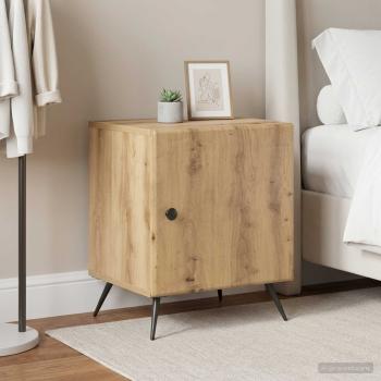 ARDEBO.de - Nachttisch 2 stk. Artisan-Eiche 43 x 34,5 x 50 cm Holzwerkstoff